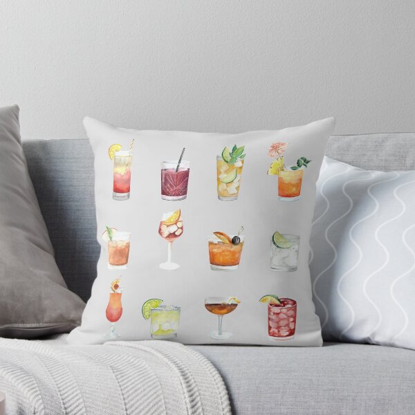 Item preview, Classic Watercolor Cocktails Drinks designed and sold by karanwashere.