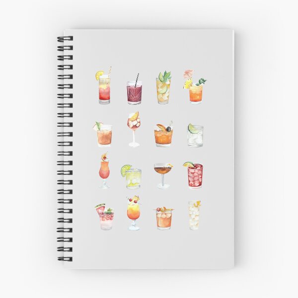 Item preview, Classic Watercolor Cocktails Drinks designed and sold by karanwashere.