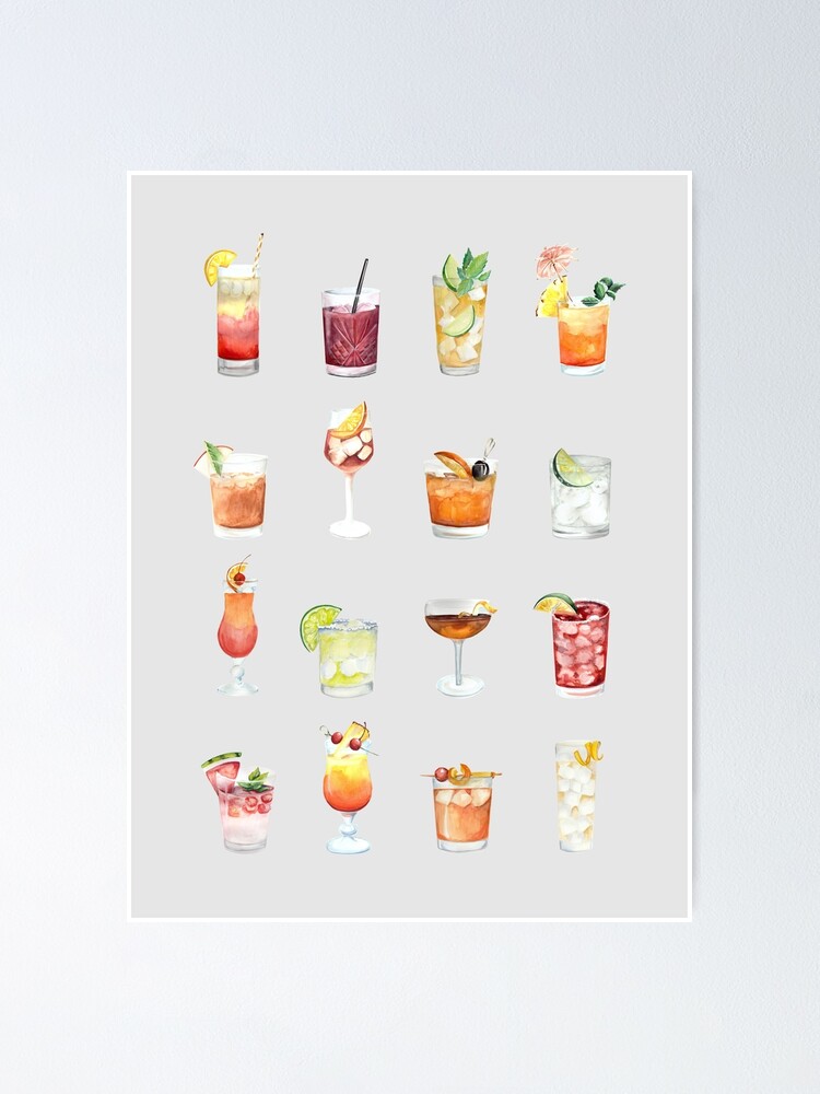 Cocktails Poster