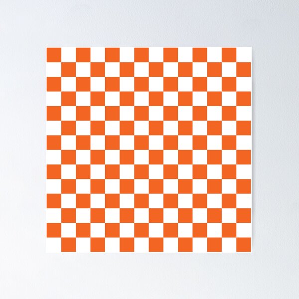 Item preview, Tennessee Orange and White Checkerboard designed and sold by stareongroup.