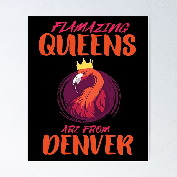 Artikelvorschau, Königinnen Kommen Aus Denver - Flamingo Home Roots entworfen und verkauft von Ibu83.