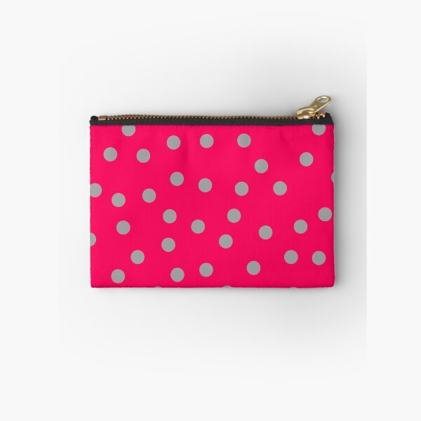 Item preview, Dots gray on pink background designed and sold by oxoxoxo.