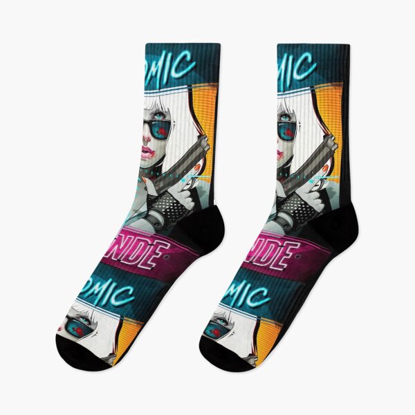 Item preview, Atomic Blonde Poster T Shirts Gift For Fans, Gift For Men and Women, Halloween day, Thanksgiving, Chritsmas day designed and sold by FidelisTees.