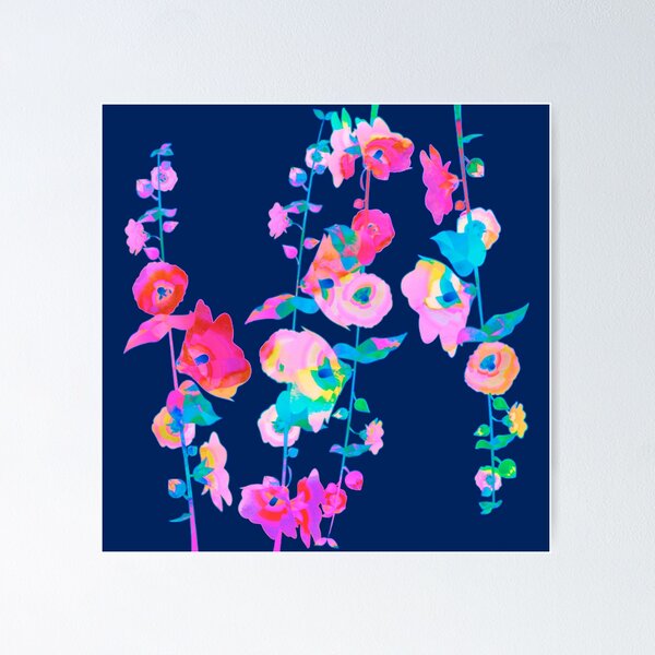 Item preview, malvarrosas coloridas designed and sold by clemfloral.