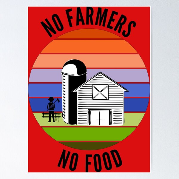 Item preview, No Farmers No Food Negro designed and sold by DarkHumorstore.