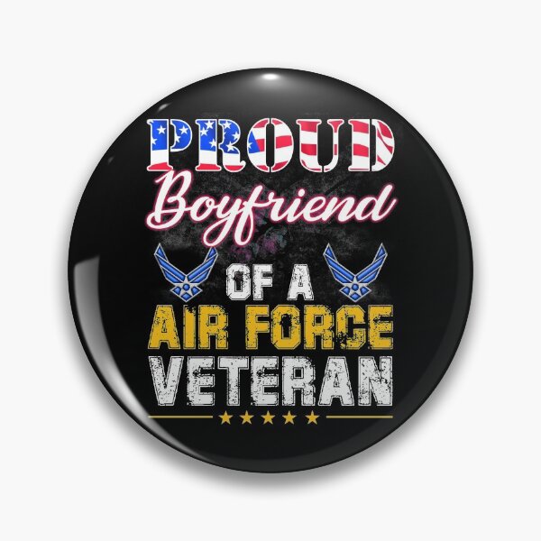 Item preview, Proud Boyfriend Of A Air Force Veteran American Flag Military designed and sold by BruceFaulkner.