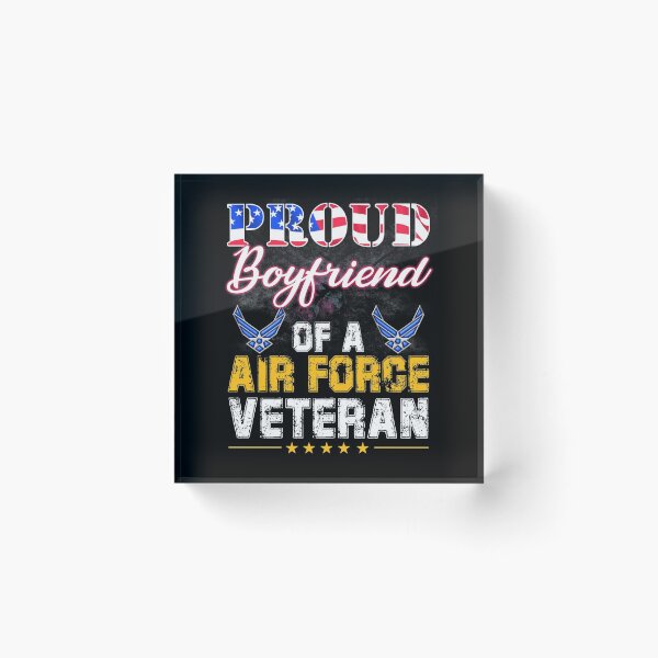 Item preview, Proud Boyfriend Of A Air Force Veteran American Flag Military designed and sold by BruceFaulkner.