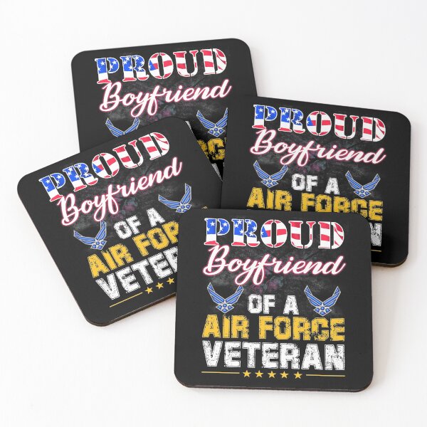 Item preview, Proud Boyfriend Of A Air Force Veteran American Flag Military designed and sold by BruceFaulkner.