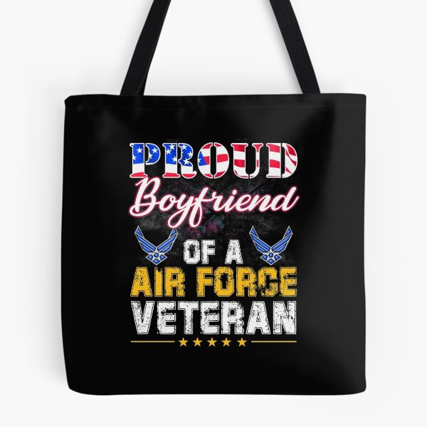 Item preview, Proud Boyfriend Of A Air Force Veteran American Flag Military designed and sold by BruceFaulkner.