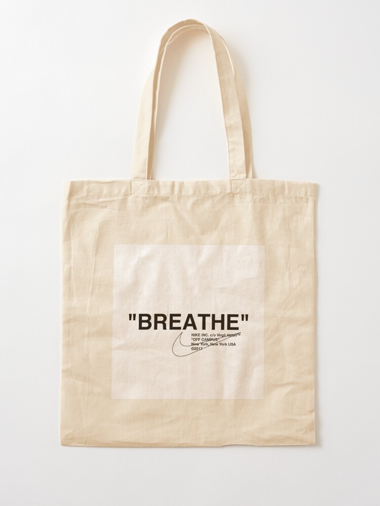 off white nike tote bag
