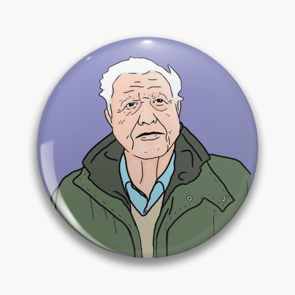 Item preview, David Attenborough  designed and sold by Gleamtwins.
