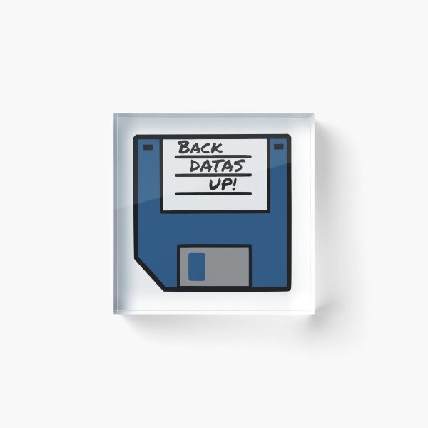 Item preview, Back Datas Up! Floppy Disk designed and sold by Hackmethod.