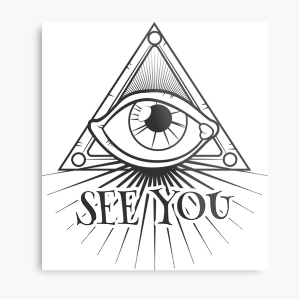 Eye see you Metal Print