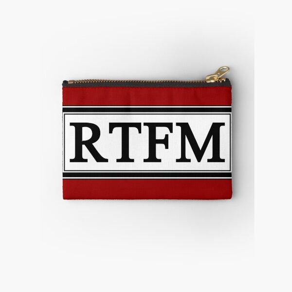 Item preview, RTFM designed and sold by Kreativista.