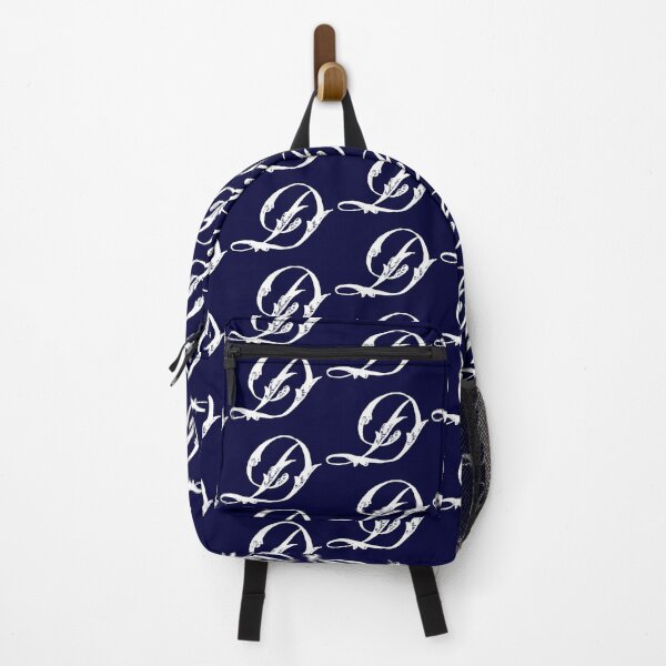 Item preview, Vintage Stylish White Navy Blue Monogram Letter D designed and sold by Vintage-TM.