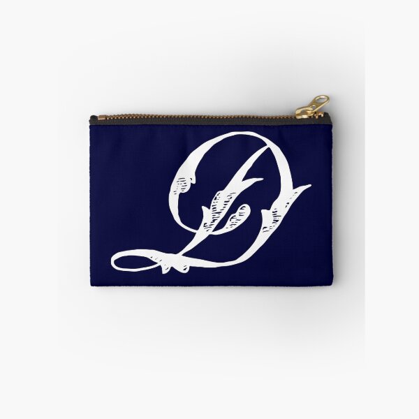 Item preview, Vintage Stylish White Navy Blue Monogram Letter D designed and sold by Vintage-TM.