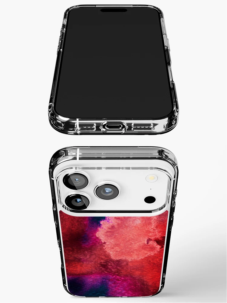 Thumbnail 3 of 5, iPhone Case, 105 red designed and sold by AlgorithmAB.