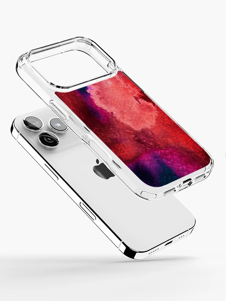 Thumbnail 2 of 5, iPhone Case, 105 red designed and sold by AlgorithmAB.