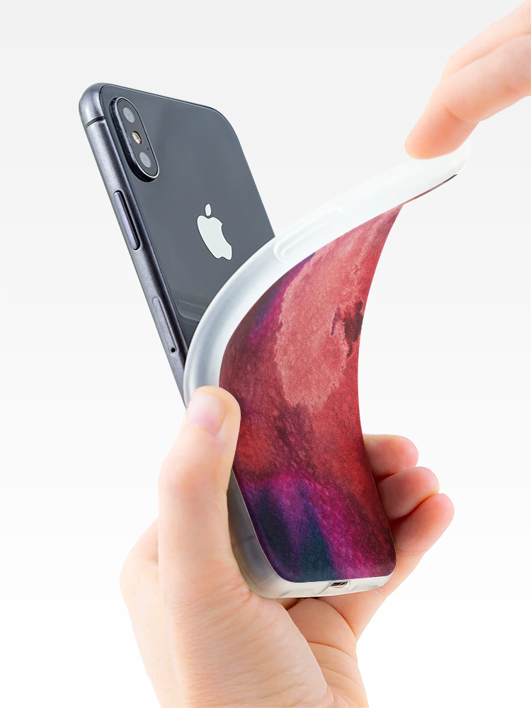 Thumbnail 4 of 5, iPhone Case, 105 red designed and sold by AlgorithmAB.