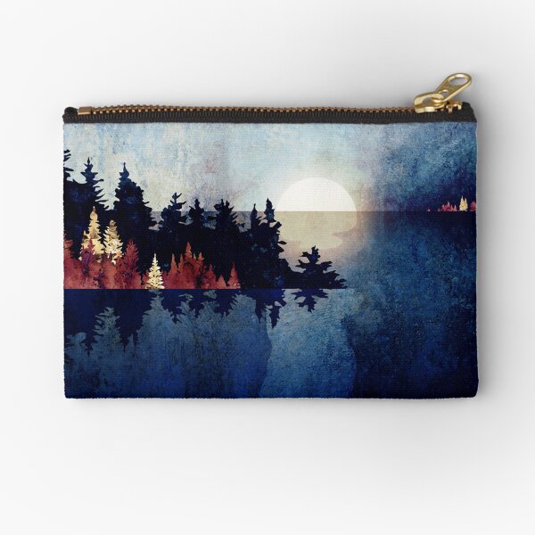 Autumn Moon Reflection Zipper Pouch