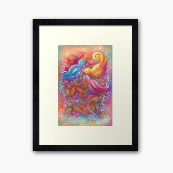 Backyard Bliss Framed Art Print