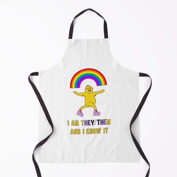 Item preview, Genderfluid non binary people personal pronouns They Them (They/Them) with a rainbow designed and sold by plumpjose.