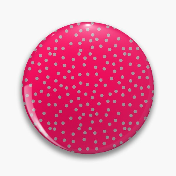 Item preview, Small Dots gray on bright pink background designed and sold by oxoxoxo.