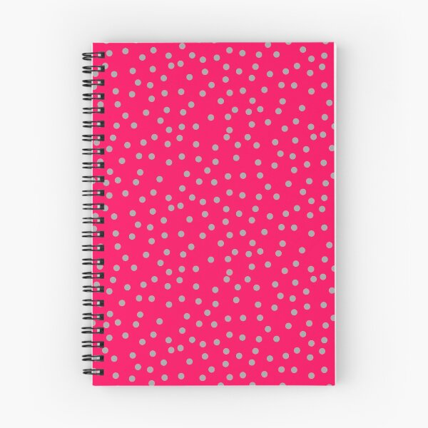 Item preview, Small Dots gray on bright pink background designed and sold by oxoxoxo.