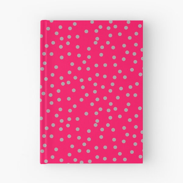 Item preview, Small Dots gray on bright pink background designed and sold by oxoxoxo.