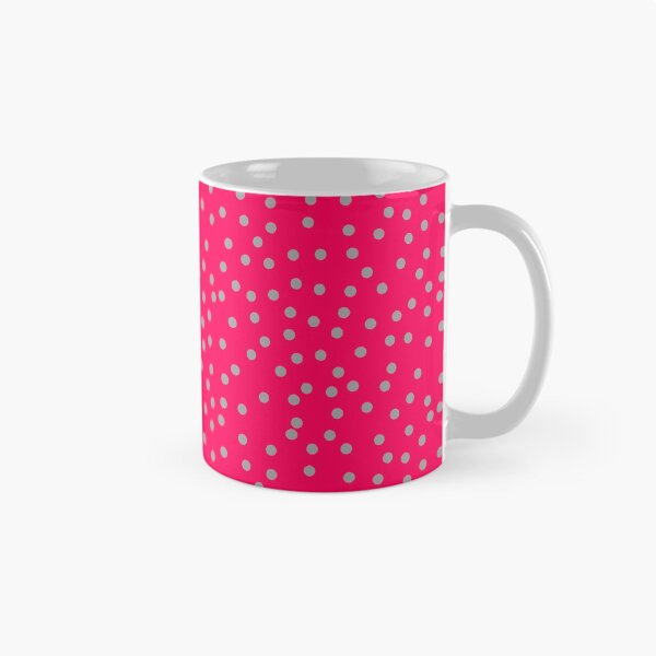 Item preview, Small Dots gray on bright pink background designed and sold by oxoxoxo.