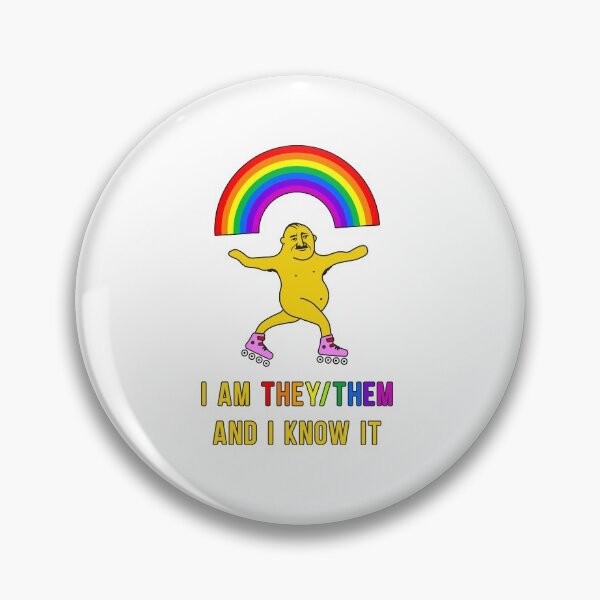 Item preview, Genderfluid design for non-binary people personal pronouns They Them (They/Them) designed and sold by plumpjose.