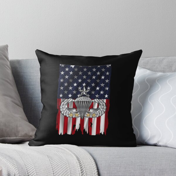 Item preview, Army Parachute wings badge and US Flag airborne designed and sold by BruceFaulkner.