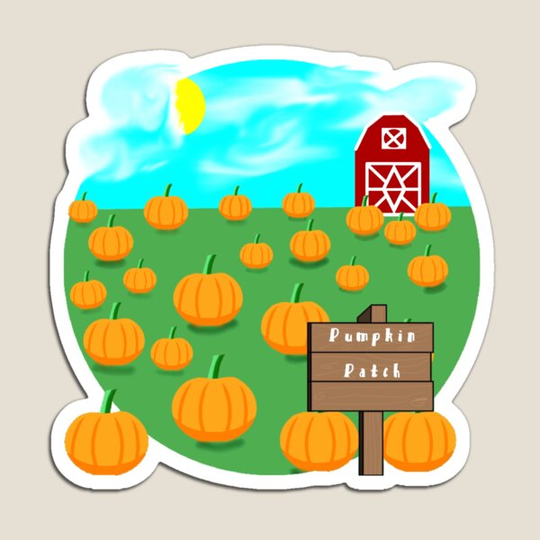 Item preview, Cute circle shaped pumpkin patch design  designed and sold by L1221e92.