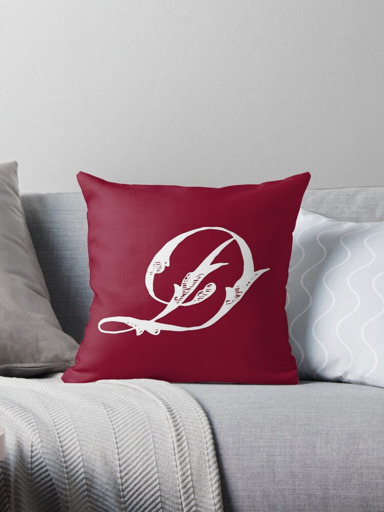 Vintage Monogram Pillow Case