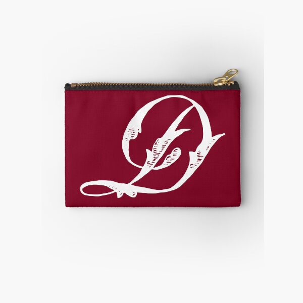 Item preview, Vintage Stylish White Burgundy Red Monogram Letter D designed and sold by Vintage-TM.