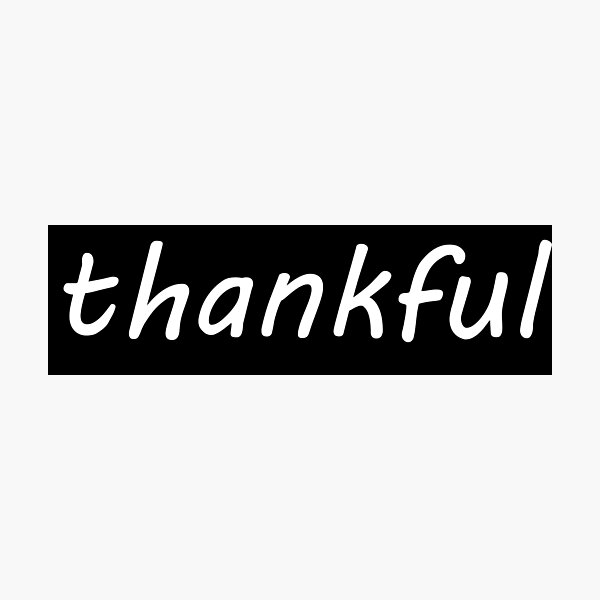 Item preview, Thankful designed and sold by BlueHut.