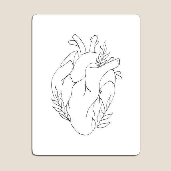 Item preview, Corazón de una línea de arte designed and sold by Tinteria.