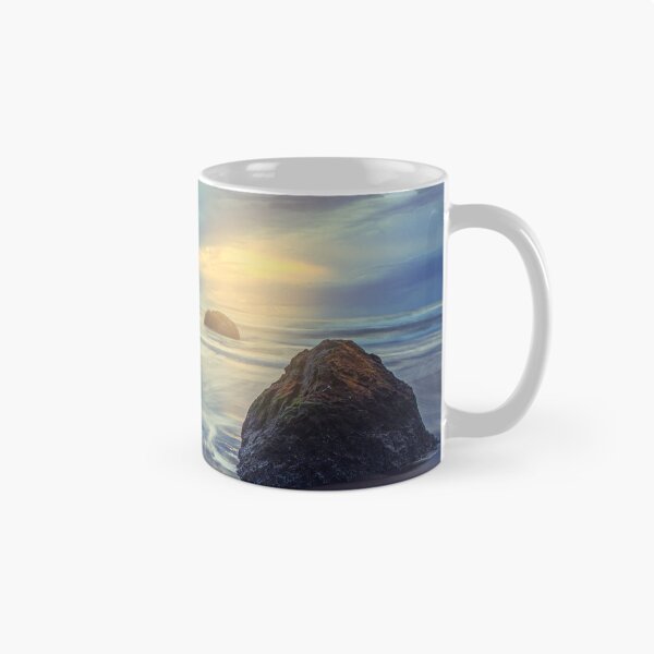 Item preview, Let There be Light sunset at the beach in Bandon Oregon designed and sold by MarniePatchett.