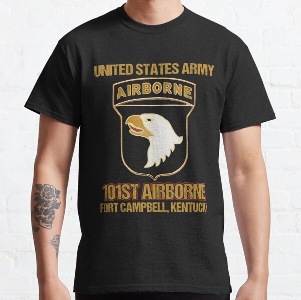 No Slack 101st Airborne Division Screaming Eagles Badge T-Shirt 100% Cotton  O-Neck Short Sleeve Casual Mens T-shirt Size S-3XL - AliExpress