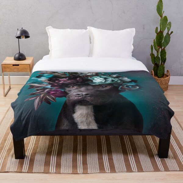 Flower Power, Aden Throw Blanket