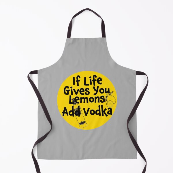 Item preview, If Life Gives You Lemons Add Vodka - Funny Quote Gift for the Parties - Yellow & Clear Lettering Design designed and sold by Richard529.