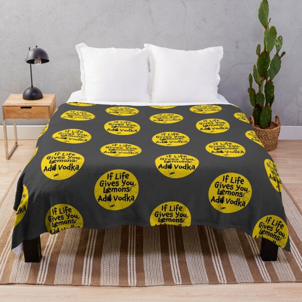 Item preview, If Life Gives You Lemons Add Vodka - Funny Quote Gift for the Parties - Yellow & Clear Lettering Design designed and sold by Richard529.