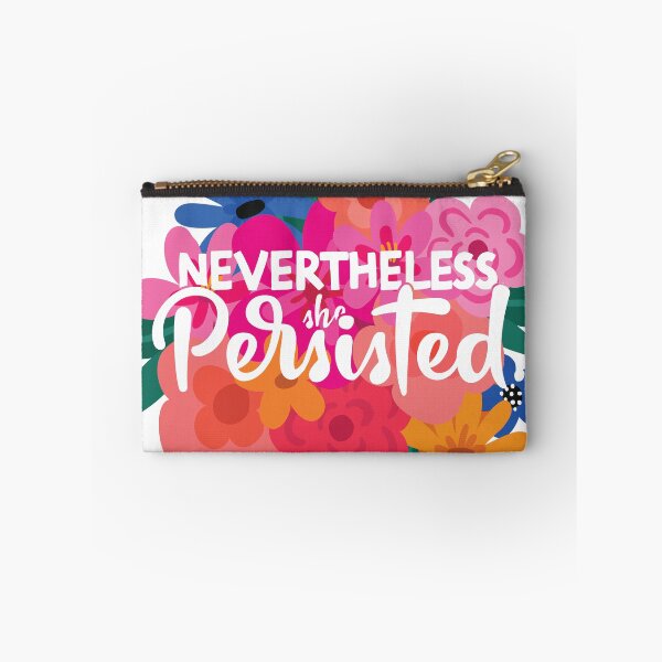 Item preview, nevertheless she persisted quote feminist designed and sold by Teeflex.