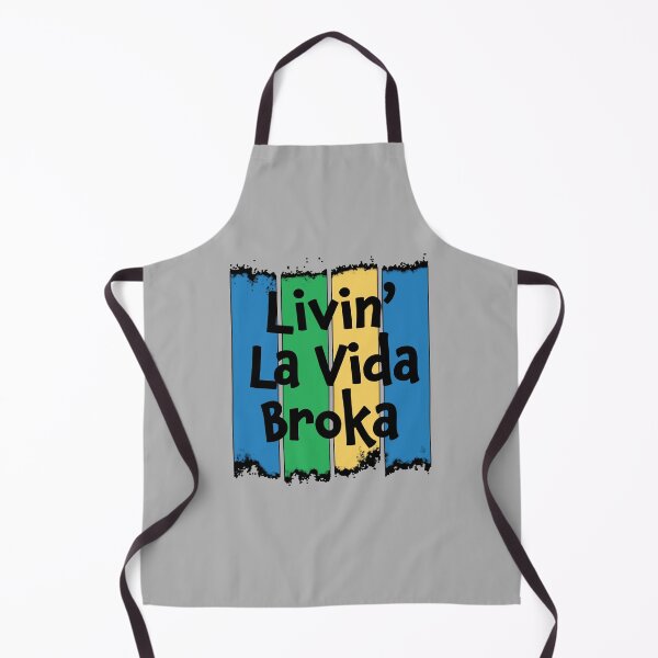 Item preview, Livin' La Vida Broka - Funny Quote Gift - Retro Colrs & Black Lettering Design designed and sold by Richard529.