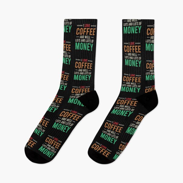 Item preview, I Love Coffee And Well Lots And Lots Of Money , Funny Gift Idea Coffee And Money Lovers designed and sold by awesomedraw.