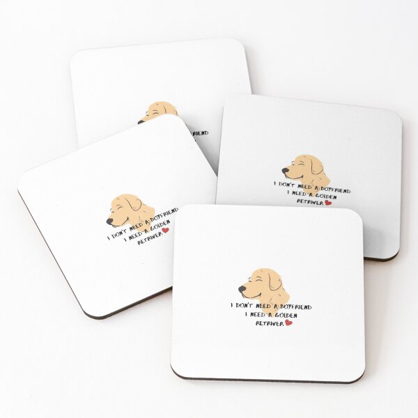 Item preview, I don`t need a boyfriend, I need a Golden Retriver designed and sold by IVSapparel.