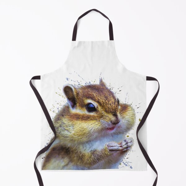 Item preview, Chipmunk watercolor animals nursery decor designed and sold by DelzStudio.