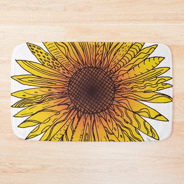 Item preview, Stylized sunflower designed and sold by kjbeanne.