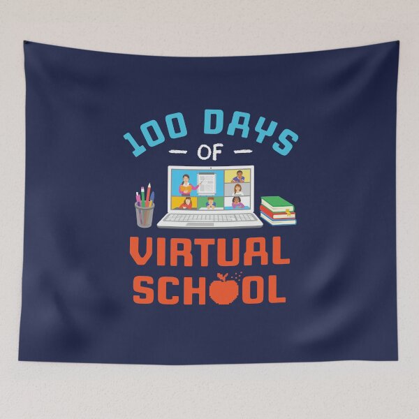 Item preview, 100 Days of Virtual School designed and sold by jaygo.