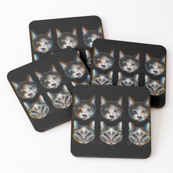 Item preview, The chromatic pair of kittens designed and sold by LivingLdesign.